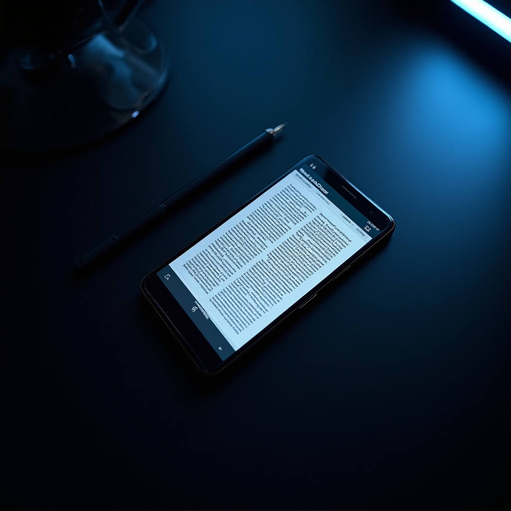 Vergleich verschiedener Scanner-Apps auf Smartphone-Bildschirm